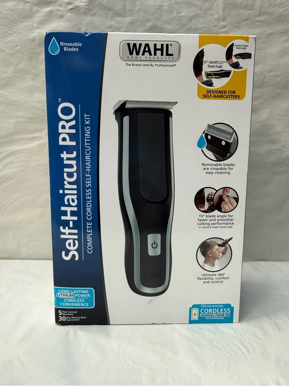 WAHL Self-Haircut PRO Cordless Trimmer - Black - New/Never Opened